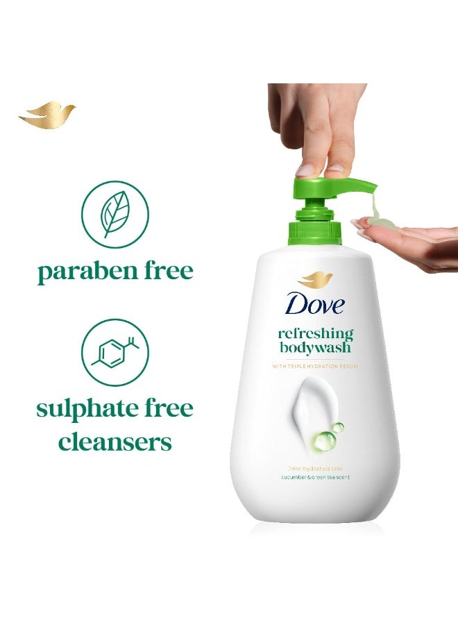 Dove Refreshing Body Wash 800 ml - Image 4